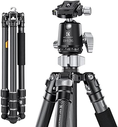 K&F Concept X-Series 68" Carbon Fiber Camera Tripod