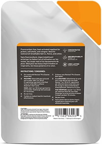 GEAR AID Wash-in Water Repellent, Long-Lasting Waterproofing for Snow and Rain Outdoor Gear, Concentrated Formula, Durable Protection Against The Elements, 10 Fl oz