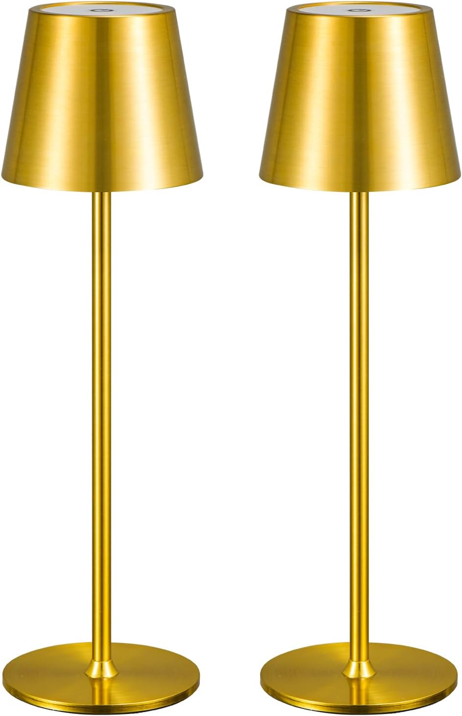 2 Pack Cordless Table Lamp,Portable LED Desk Lamp, 6000mAh Battery Operated, 3 Color Stepless Dimming Up, for Restaurant/Bedroom/Bars/Outdoor Party/Camping/Coffee Shop Night Light