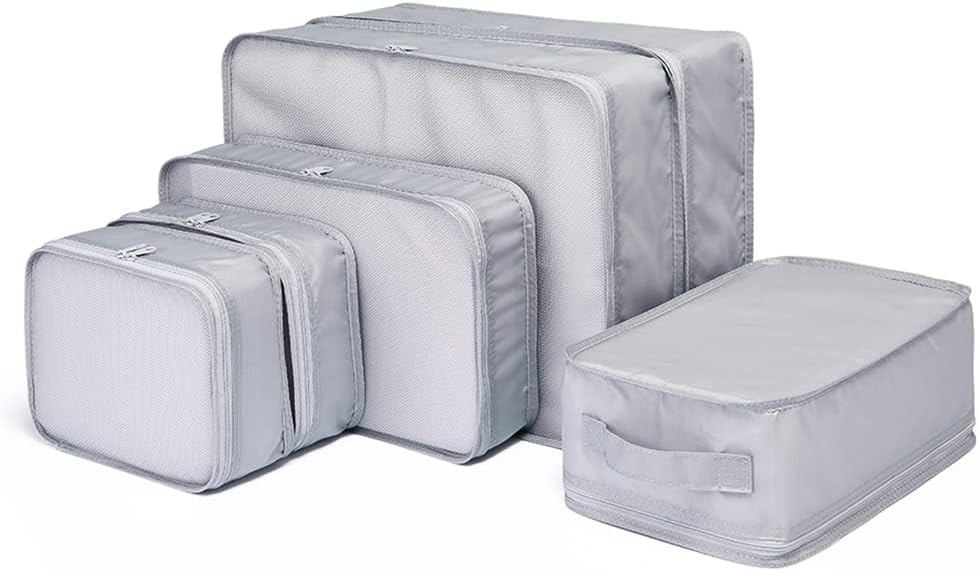 JJ POWER Travel Packing Cubes, Luggage Organizers with Shoe Bag