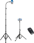 elitehood 81" Tall Tripod Stand for iPhone with 17in Adjustable Gooseneck