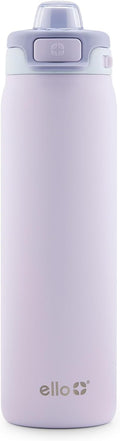 Ello Pop & Fill Insulated Stainless Steel Water Bottle with Quick Fill Lid, Leakproof Locking, Sip or Chug Spout, BPA-Free, Double Wall Vacuum Insulated for Sports, Travel & School- 22oz / 32oz / 40oz