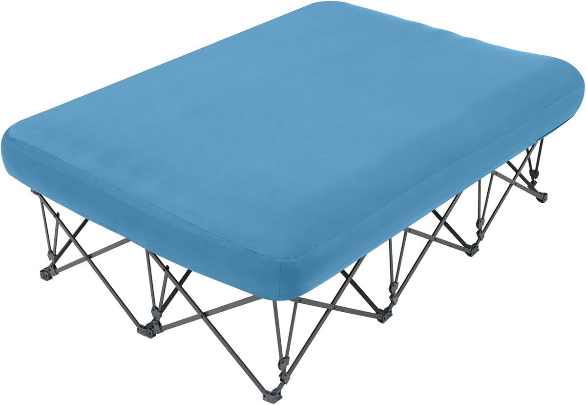 KAMPKEEPER Camping Cot for Adults with Air Mattress, No Air Pump