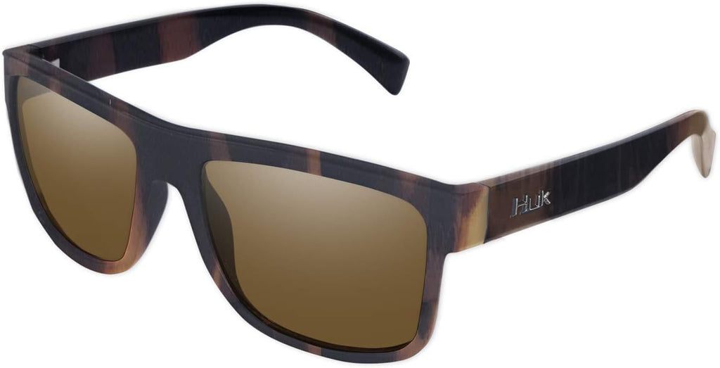 HUK Sunglasses, Polarized Lens Eyewear with Performance Frames, Fishing, Sports & Outdoors Sunglasses