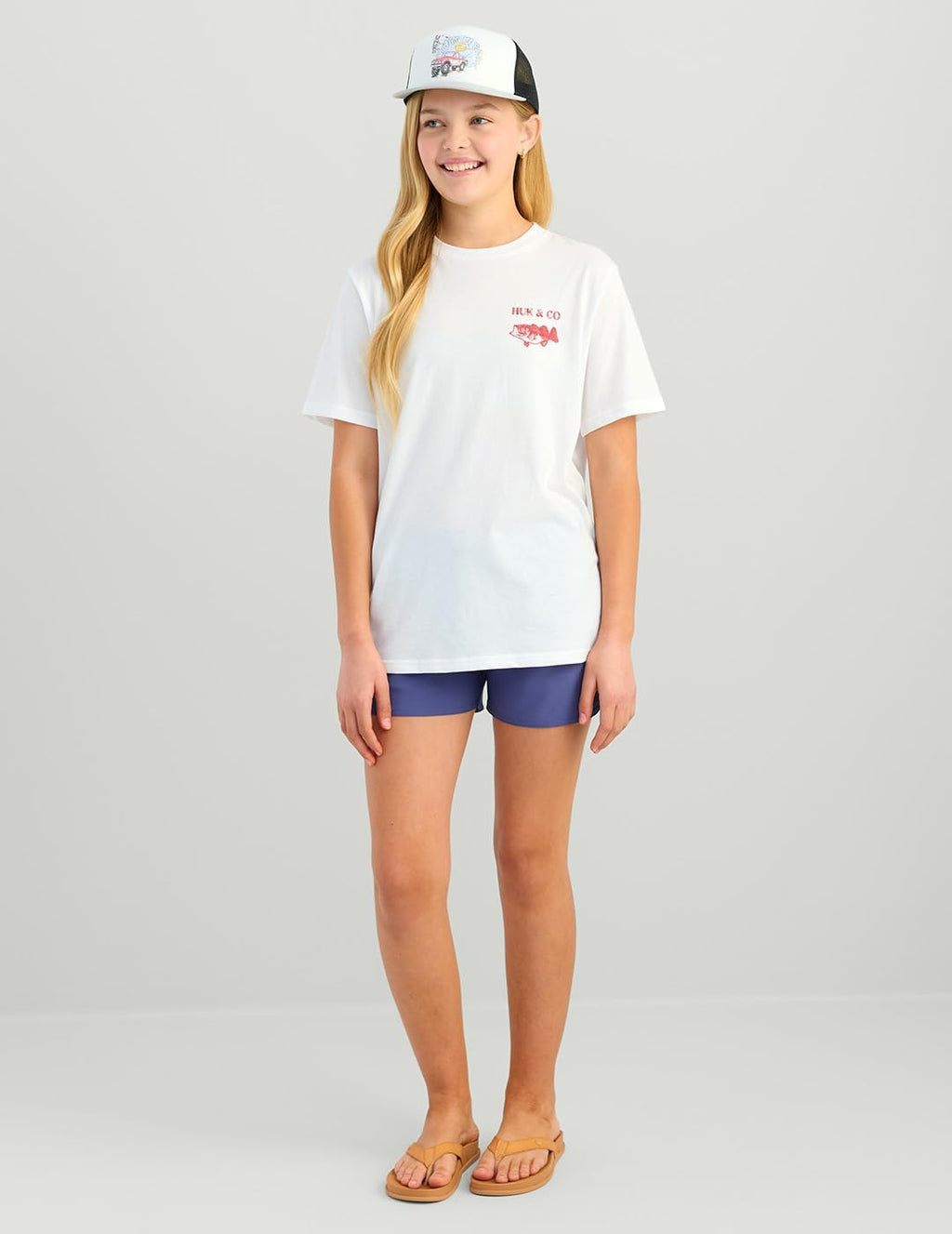 HUK - Kid's Performance Fishing Graphic Tee, Short Sleeve T-Shirt for Kids