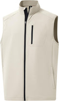 M MAELREG Mens Vests Outerwear Windproof Lightweight Softshell Vests Zip Pockets Sports Sleeveless Jacket Golf Vests for Men