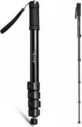 Acuvar 62 Inch Photography Monopod with Safety Strap – Lightweight Aluminum Camera Monopod for Travel & Outdoor Shooting