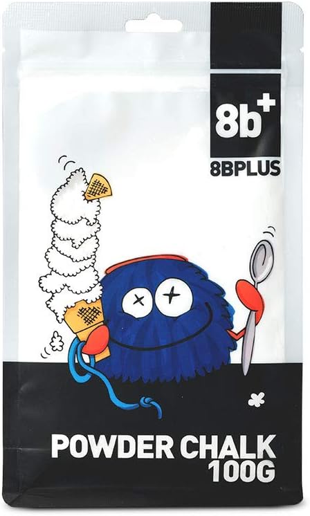 8BPLUS Chalk for Climbing, Bouldering - Premium Quality - No Fillers or Drying Agents