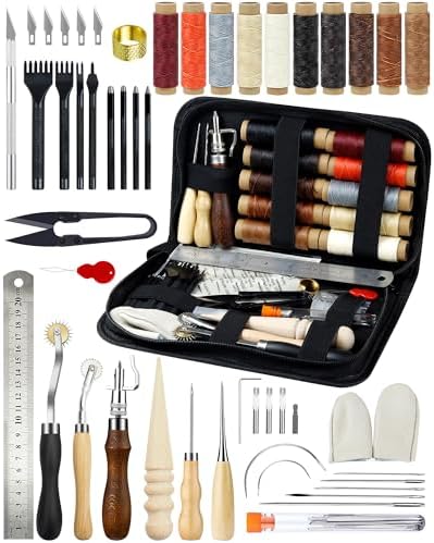 Leather Working Tools for Beginners: Professional Leather Tools with Punch