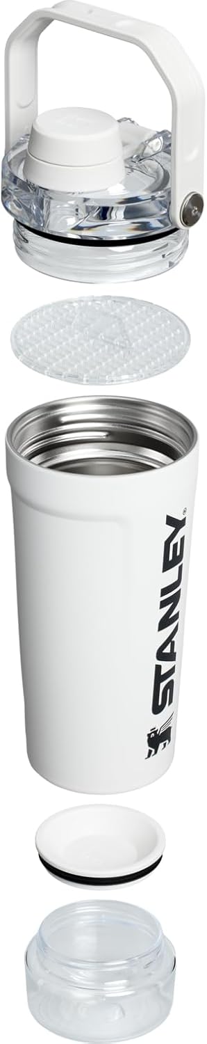 STANLEY Vitalize Shaker Bottle, 20 oz, Chalk