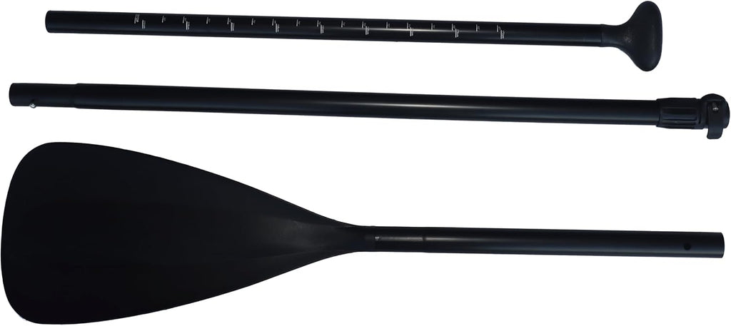 METER STAR 3-Piece Adjustable Aluminium SUP Paddle Board Paddles, Lightweight Stand Up Paddle Oars for Paddleboard, Adjustable Aluminum Alloy PU Coated Shaft 67"-83" for Surfing, Floating,Water Sport
