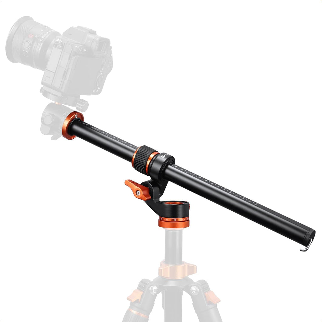 K&F Concept 16.1" Horizontal Tripod Center Column Arm, Aluminum Alloy