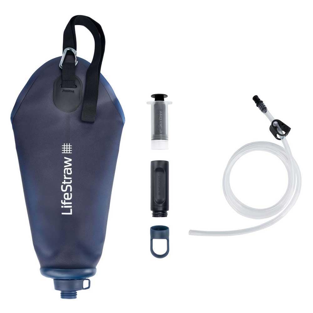 LifeStraw Peak Compact Gravity Water Filter, 3 L, Mountain Blue