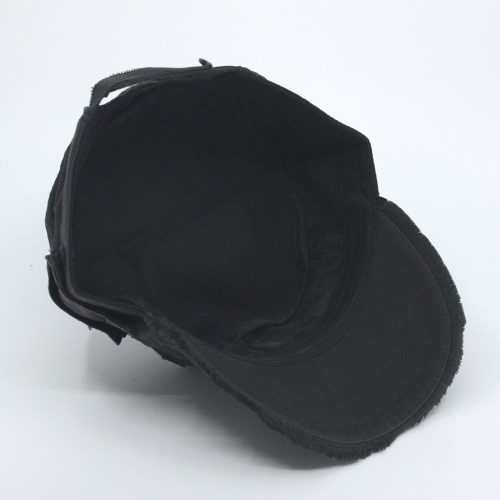 The Vintage Year Washed Cotton Distressed Cadet Hat - Tactical Military Baseball Cap for Men & Women, Outdoor Casual Wear