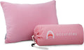 ACCURATEX Camping Pillow, Cotton Cover Compressible Travel Pillow,13x18