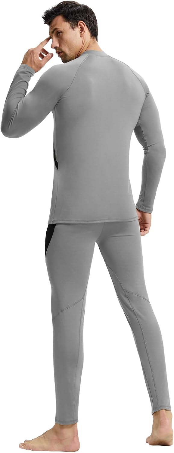 Mens Thermal Underwear Long Johns Set Cold Weather Hunting Base Layer
