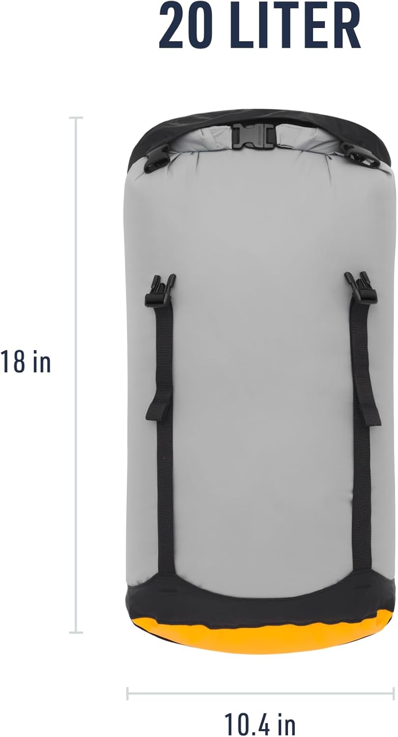 Sea to Summit eVac Compression Dry Bag, 20 Liter, High Rise Grey