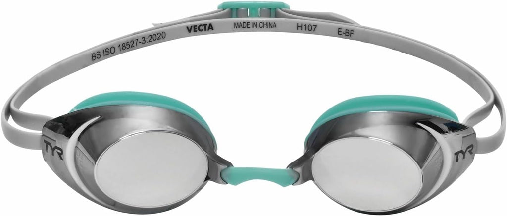 TYR Vecta Racing Swim Goggles - Adult Swimming Goggles for Men and Women - Anti-Fog, UVA/UVB Protection, Watertight
