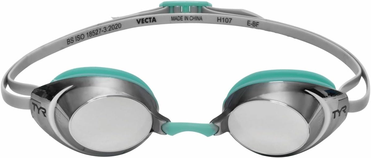 TYR Vecta Racing Swim Goggles - Adult Swimming Goggles for Men and Women - Anti-Fog, UVA/UVB Protection, Watertight