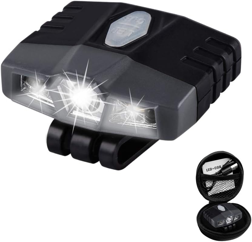 LHOTSE Rechargeable LED Hat Clip Light
