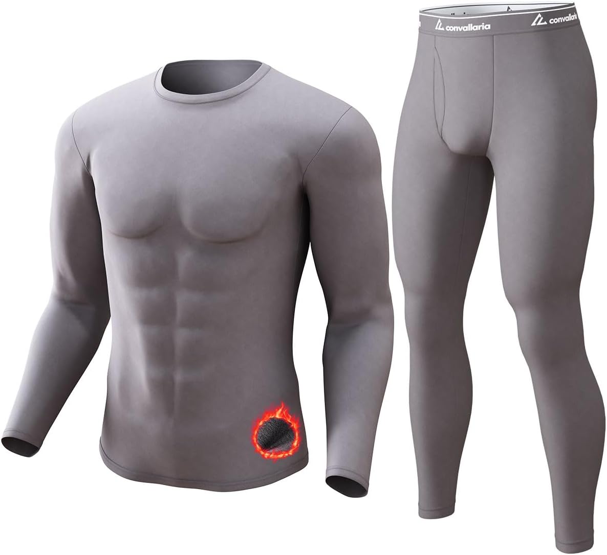 Thermal Underwear Long Johns for Men Cold Weather Base Layer Set