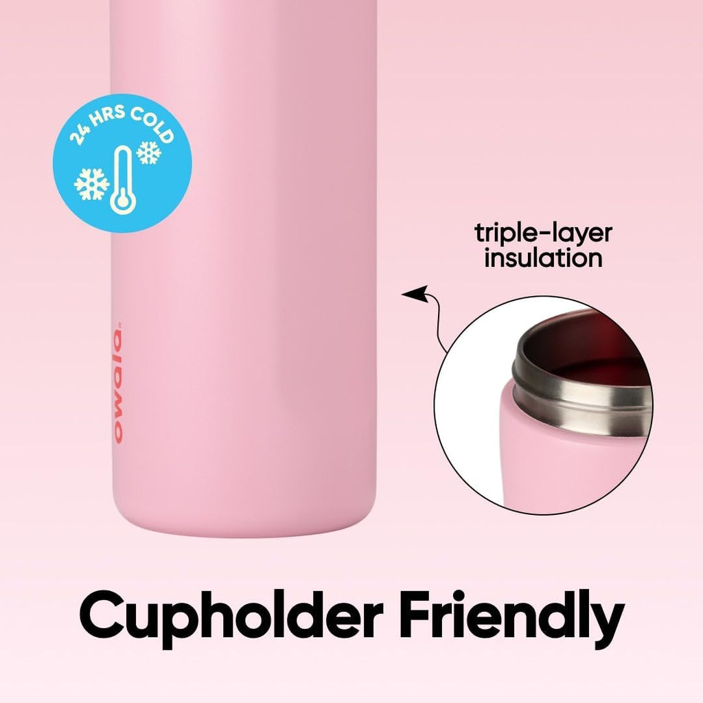 Owala FreeSip Stainless Steel Water Bottle 32 oz Angel Food Cake