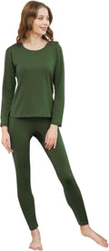 Women's Thermal Underwear Base Layer with Fleece Lined Winter Cold Weather