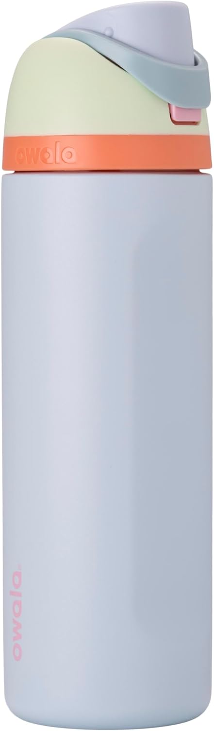 Owala FreeSip Insulated Stainless Steel Water Bottle with Straw, BPA-Free Sports Water Bottle, Great for Travel, 32 Oz, Alpine Sport