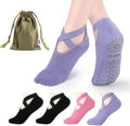 BKP Yoga Socks for Women,Pilates Socks Non Slip Grip Socks