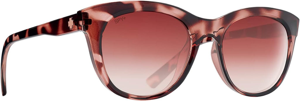 Spy Optic Boundless, Round Cat-Eye Sunglasses, Color and Contrast Enhancing Lenses