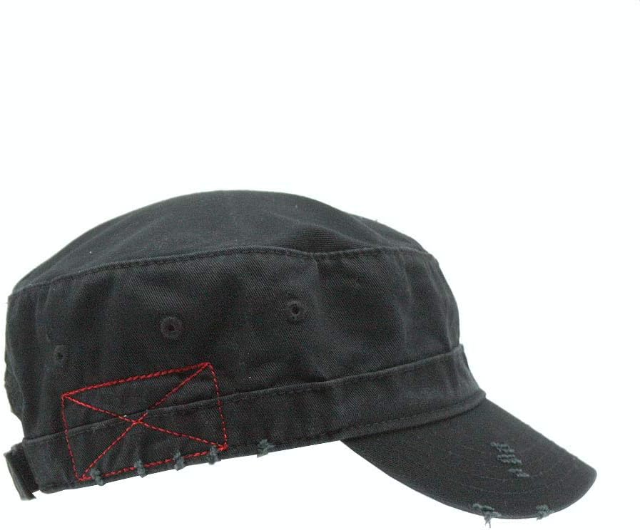 The Vintage Year Washed Cotton Distressed Cadet Hat - Tactical Military Baseball Cap for Men & Women, Outdoor Casual Wear