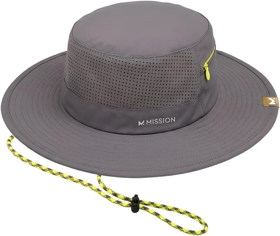 MISSION Cooling Anywhere Boonie Hat - Unisex Wide-Brim Hat for Men & Women - Cools Up to 2 Hours - UPF 50 Sun Protection