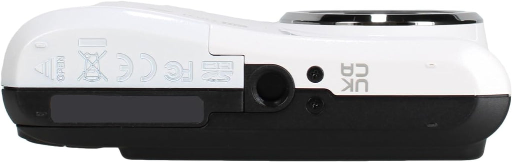 Kodak PIXPRO FZ45 4X Zoom Camera (White) (FZ45WH) + Cleaning Cloth Bundle