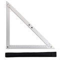 FEI-RONG 24 Folding Square - Aluminum & Carbon Steel Framing Square | 45-90 Degree Adjustable Angle Ruler for Roofing, Stair Work, Woodworking | Includes Carrying Case