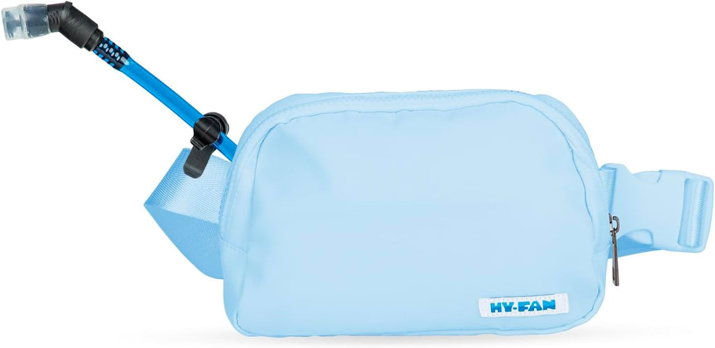 HY-FAN Kenai Hydration Cross Body with Bladder, 17oz BPA-Free, Hands-Free Design, Secure Pockets, Ideal for Travel, Daily Use and More (Pink)
