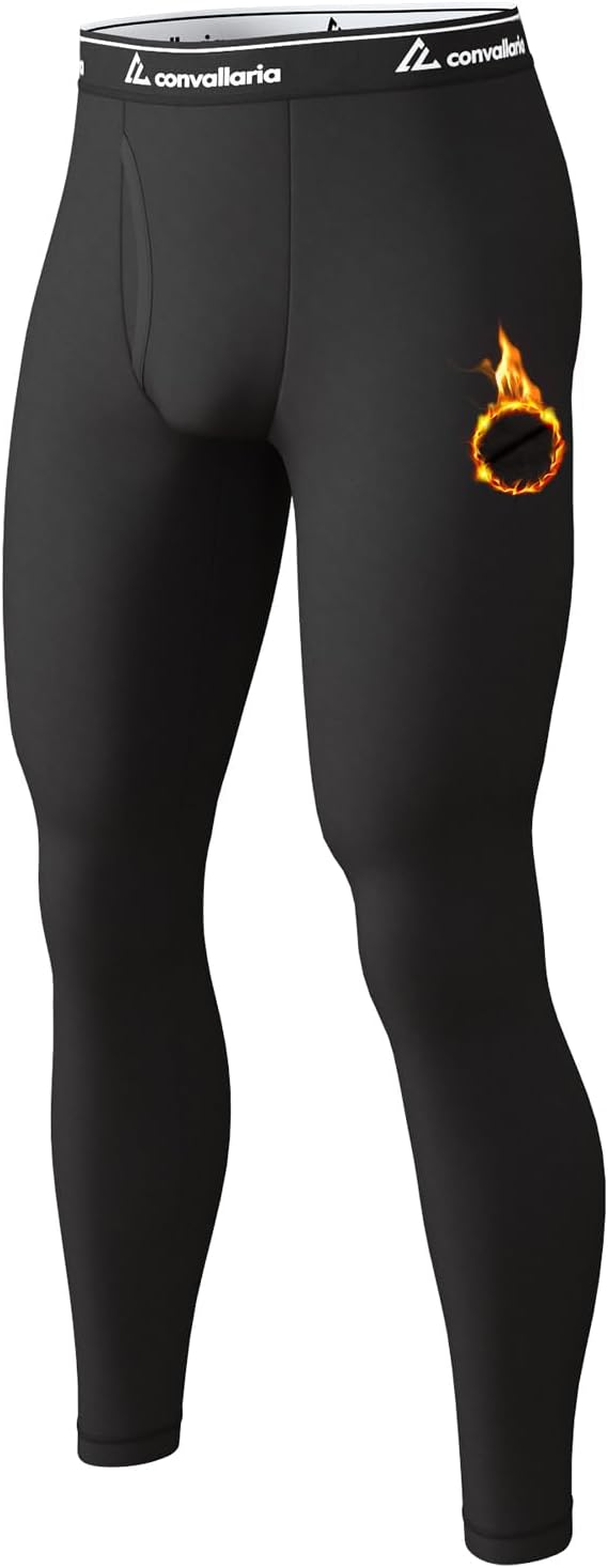 Men's Thermal Pants Long Johns Bottom Athletic Base Layer