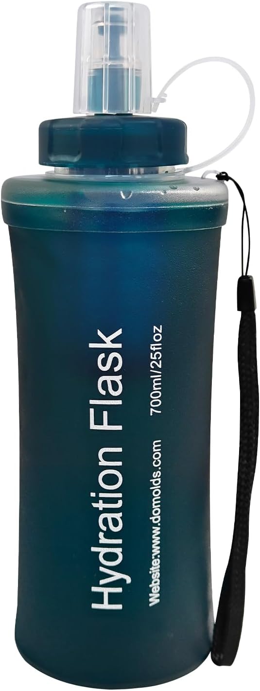 Collapsible Water Bottle with Filter for Travel Hiking Camping 1L