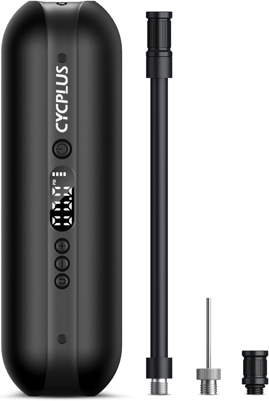 CYCPLUS Portable Electric Tire Inflator Bike Pump,150PSI Auto Off