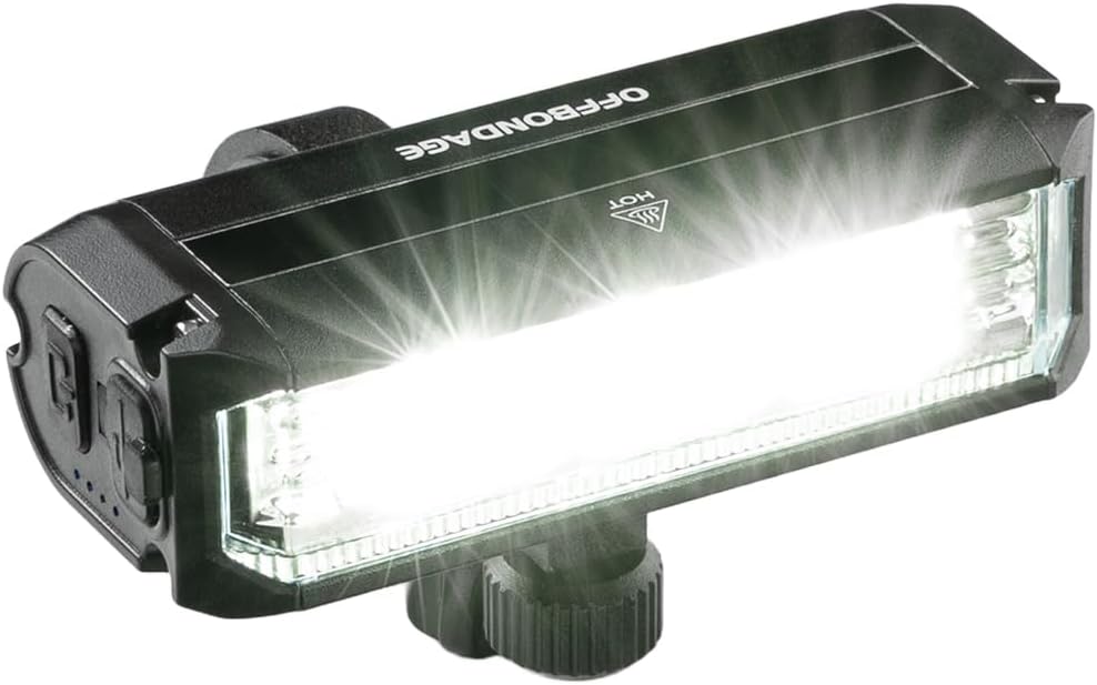 Bike Light Bar for Ebike, Super Bright Front Light Rechargeable Battery, IPX5 Waterproof, 5 Modes Bicycle Headlight for Mountain Bike, Night Riding, Cycling