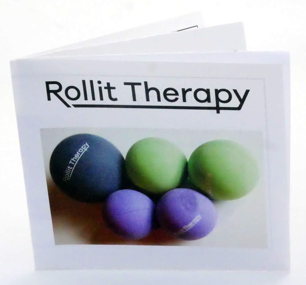 A 3.5" (Magnus) Rollit Therapy Soft Rubber Massage Ball