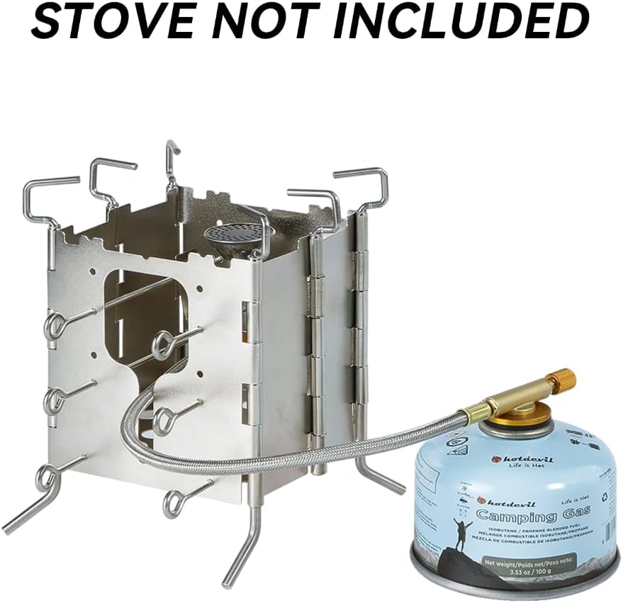 Hotdevil Isobutane Fuel Canister 100 Gram Camping Stove Fuel Butane Propane Blend Camping Fuel Gas Canister Backpacking Fuel Light-weight Compact Camping Fuel Mini Propane Tanks Camp Stove Fuel 3.53oz