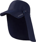 BASSDASH UPF 50+ Fishing Hat, Baseball Cap with Removable Neck Flap
