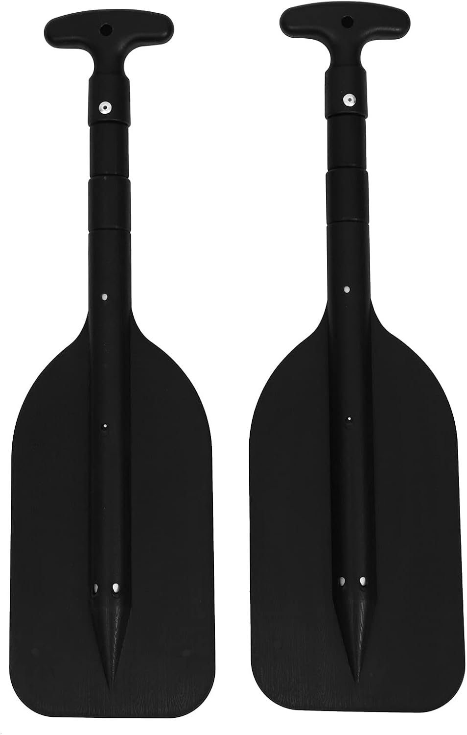 LIOOBO Telescopic Kayak Paddle - 2Pcs Plastic Aluminum Canoe Oar, Boating Accessories River Tubing Paddles