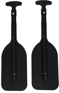 LIOOBO Telescopic Kayak Paddle - 2Pcs Plastic Aluminum Canoe Oar, Boating Accessories River Tubing Paddles