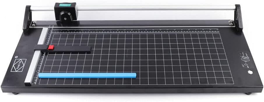 24Inch Rotary Trimmer Paper Cutter,Manual Paper Cutters Trimmers Photo Paper Cutter with Automatic Paper Weighting,Self-Sharpening for Craft Paper, Card Stock and Office Paper
