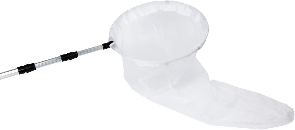 Insect and Butterfly Net with 12" Ring, 24" Net Depth, Handle Extends to 36 Inches