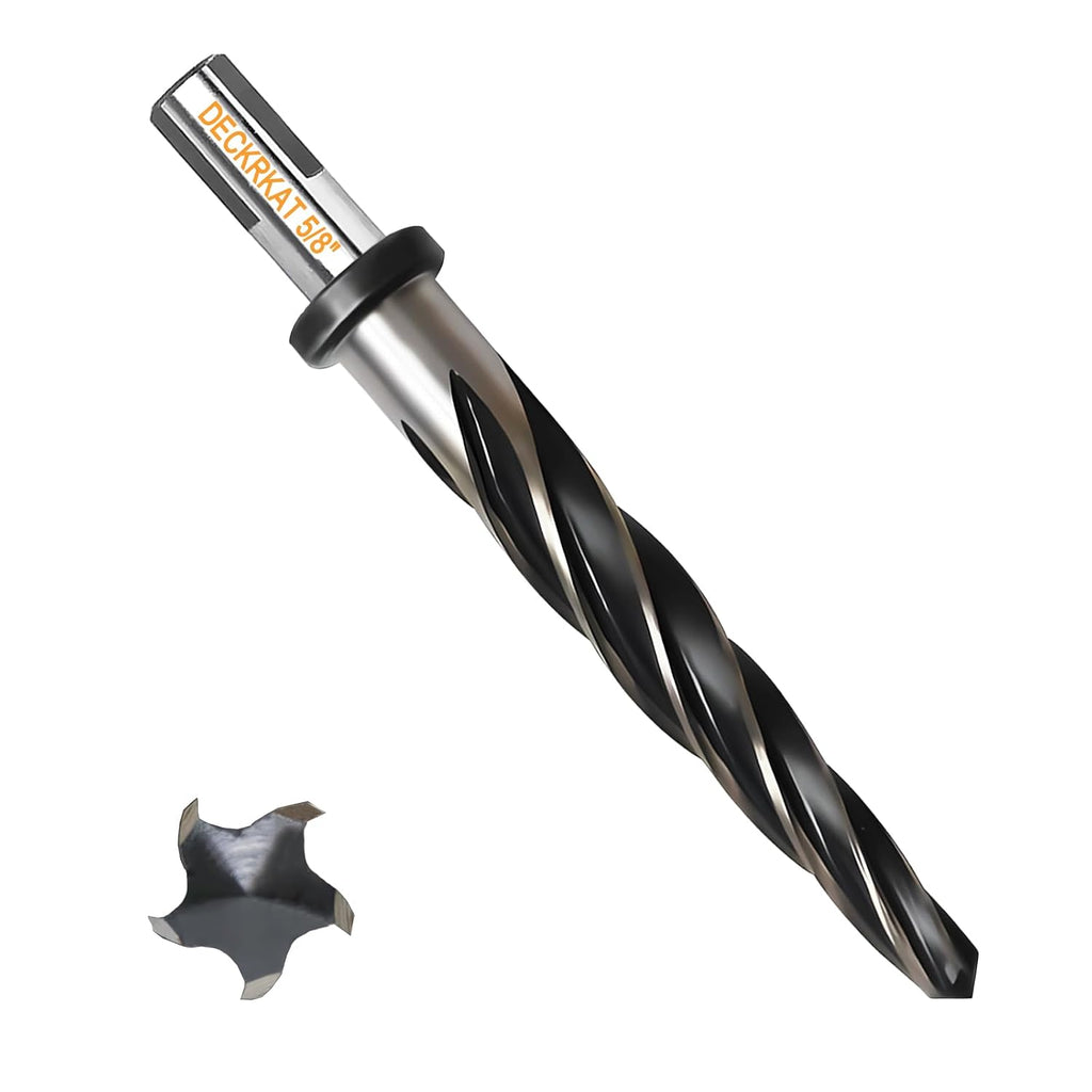 1-1/8" Reamer Drill Bit for Metal, M2 HSS Taper Reamer for Steel, Alloy, Wood, Plastic to Align, Enlarge Holes – 5-Spiral Flutes,1/2"Non-Slip Shank, 28mm Car Reamer, Bridge Construction Reamer.