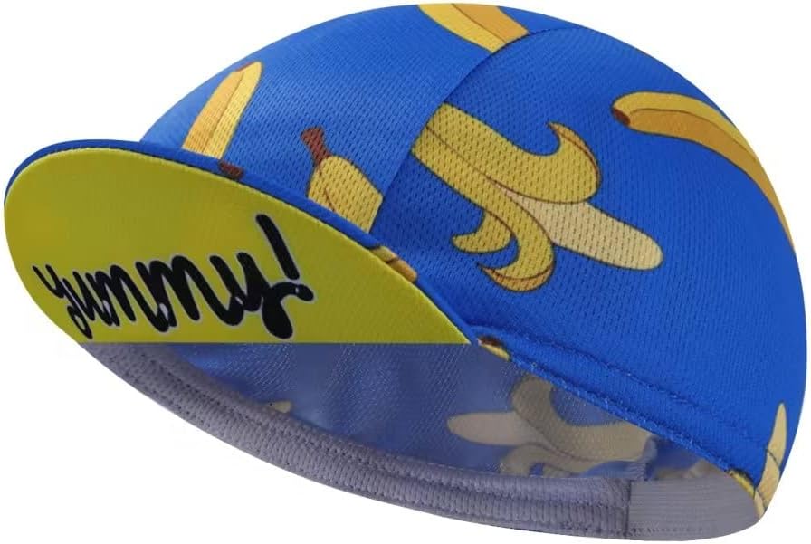 Funny Cycling Cap - Polyester Cycling Hat-Under Helmet - Cycling Helmet Liner Breathable&Sweat Uptake
