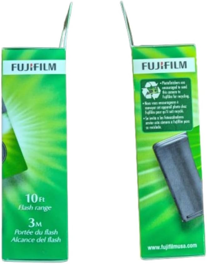 Fujifilm QuickSnap Flash 400 One Time Use 35mm Camera with Flash, 27 Exposu