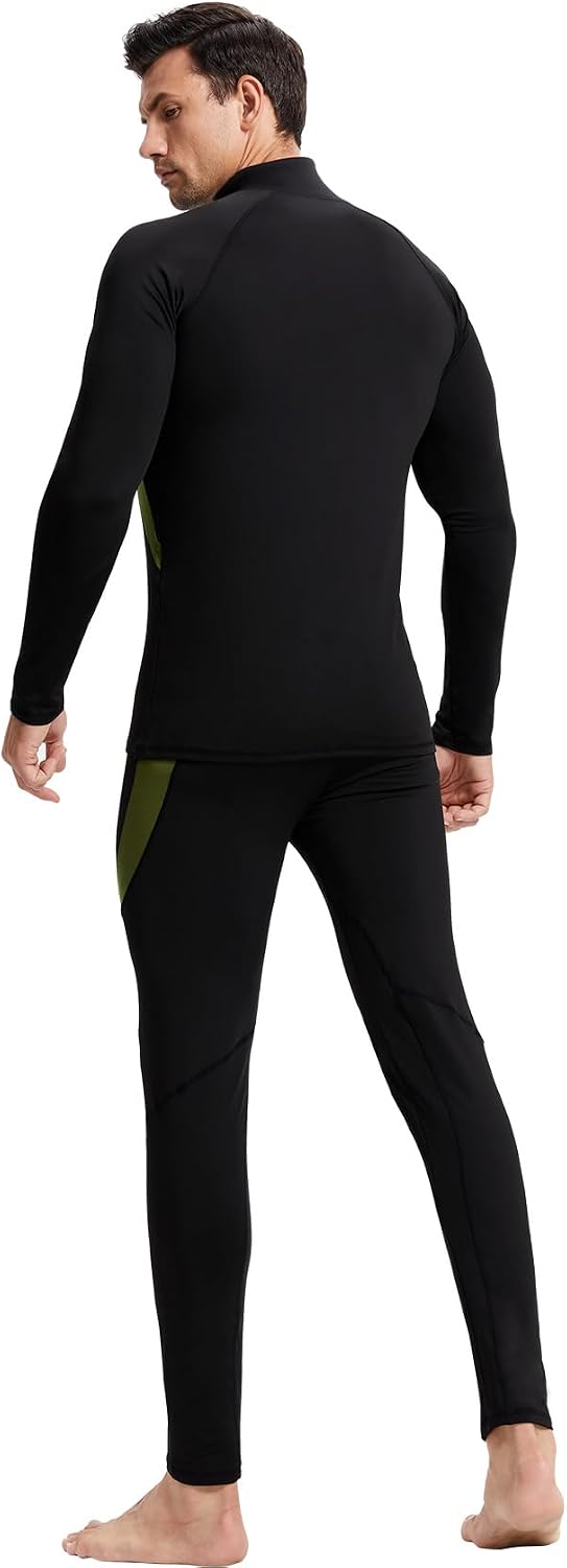 Mens Thermal Underwear Long Johns Set Cold Weather Hunting Base Layer